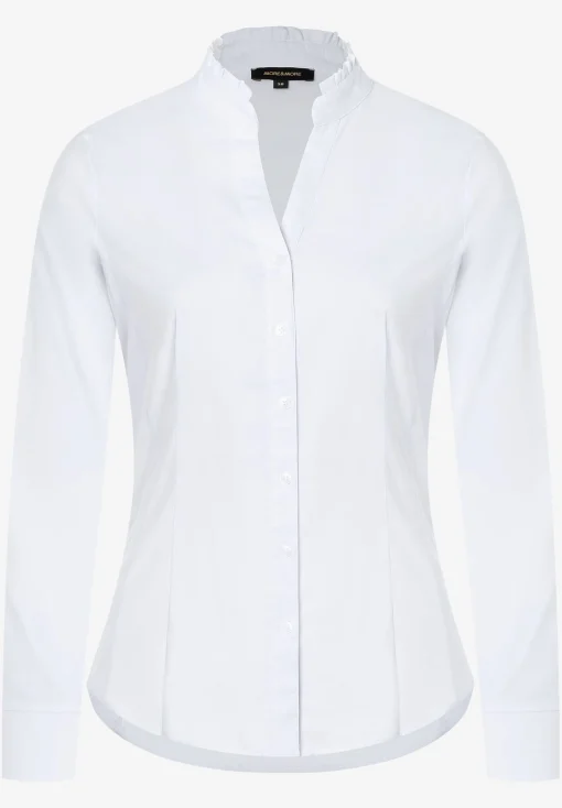 Online Baumwoll/Stretch Bluse, weiß, Sommer-Kollektion Blusen