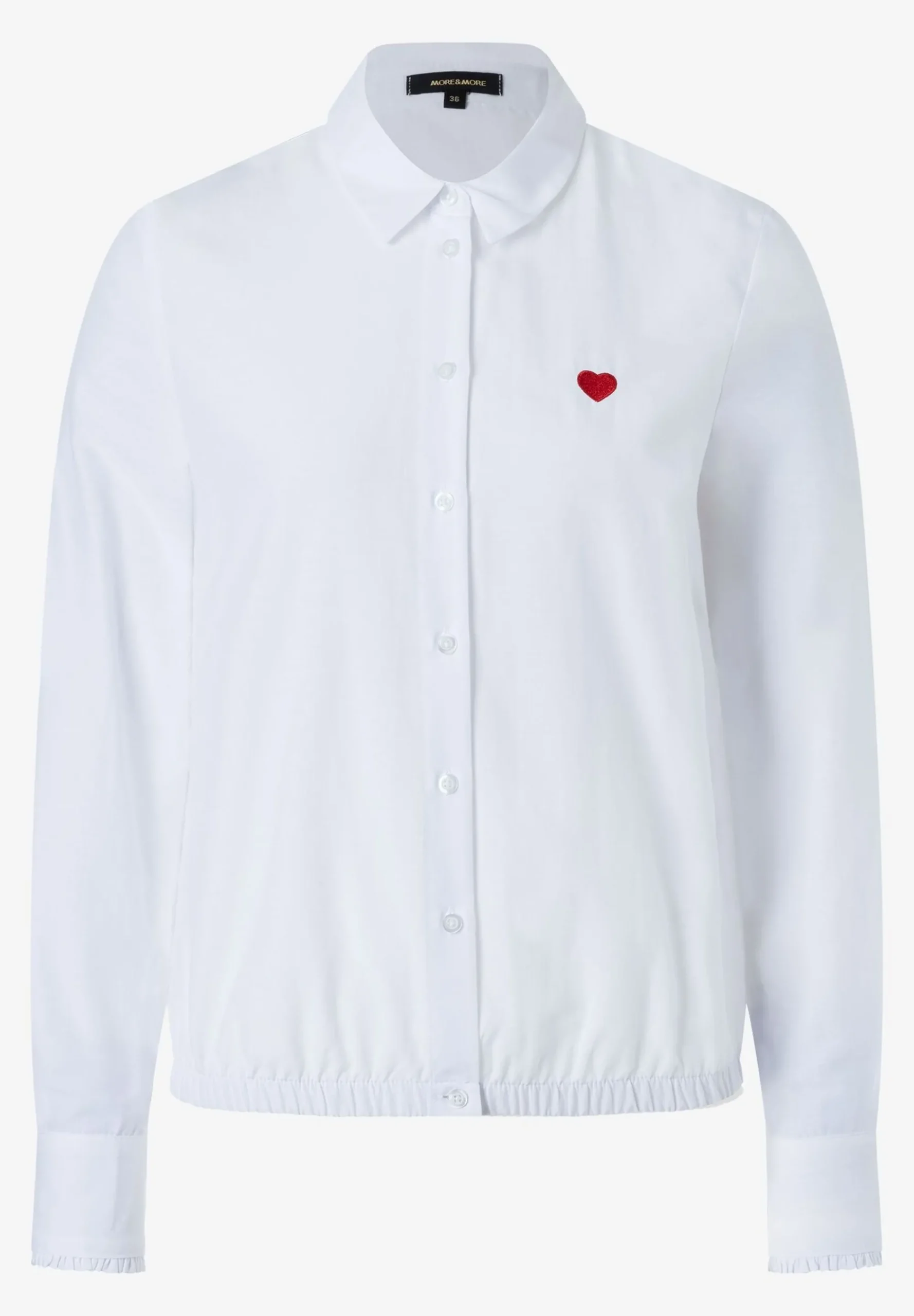 Discount Bluse mit Herz, weiß, Frühjahrs-Kollektion Blusen