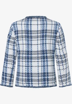 Outlet Bouclé Jacke, kariert, Frühjahrs-Kollektion Blazer