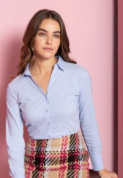 Fashion Businessbluse, hell Blusen