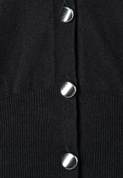 Online Cardigan mit Metallknöpfen, , Herbst-Kollektion Pullover - Strick