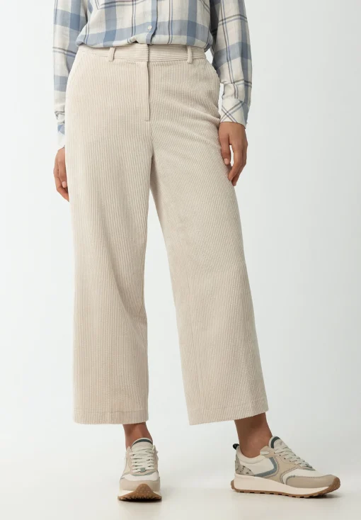 Fashion Cord Culotte, powder creme, Winter-Kollektion Hosen - Jeans
