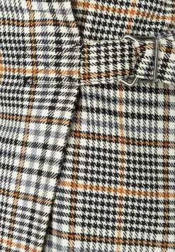 Hot Glencheck-Rock mit Wickeloptik, Herbst-Kollektion Röcke