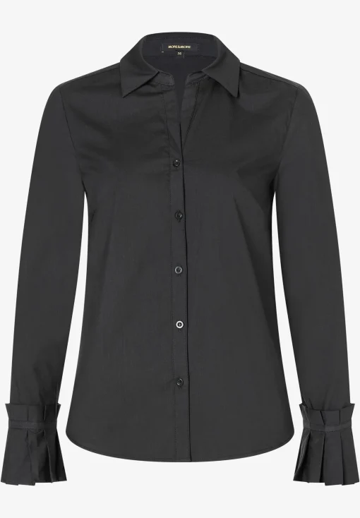Outlet Hemdbluse mit Falten-Manschette, Blusen