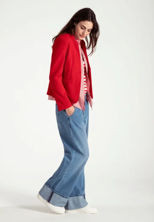 Outlet Jerseyblazer, soft red, Frühjahrs-Kollektion Blazer