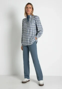 Sale karierte Bluse, Herbst-Kollektion Blusen