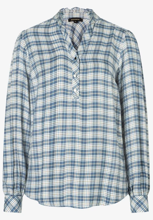 Sale karierte Bluse, Herbst-Kollektion Blusen