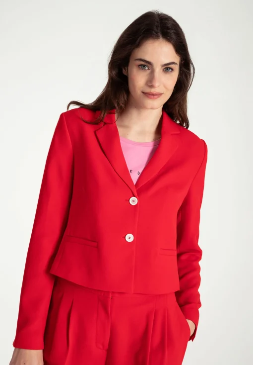 Clearance kurzer Blazer, soft red, Frühjahrs-Kollektion Blazer