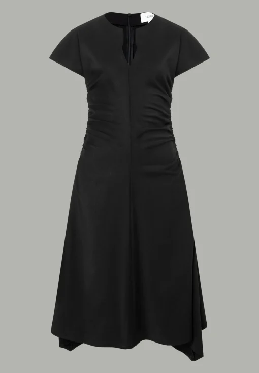 Discount Midikleid mit Raffung, MORE Kleider - Jumpsuits