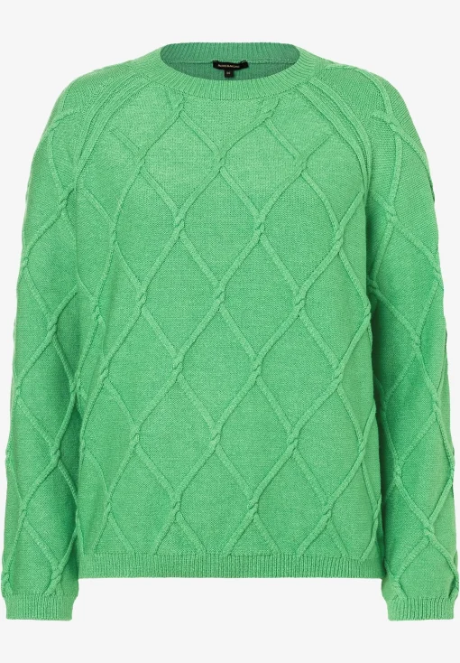 Online Pullover mit Rautenstruktur, soft warm green, Frühjahrs-Kollektion Pullover - Strick