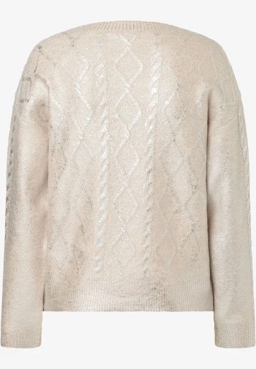 Outlet Pullover mit Silberbeschichtung, Herbst-Kollektion Pullover - Strick