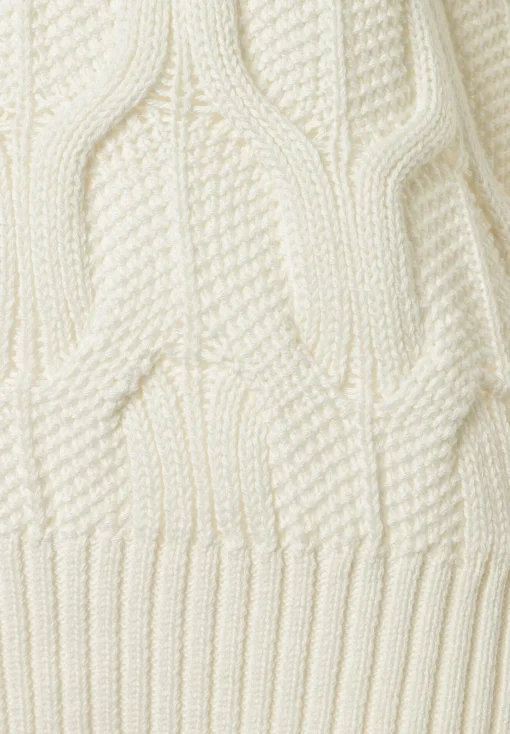 New Pullover mit Zopf, , Frühjahrs-Kollektion Pullover - Strick