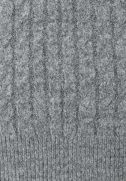 Online Pullover mit Zopfmuster, melange, Winter-Kollektion Pullover - Strick