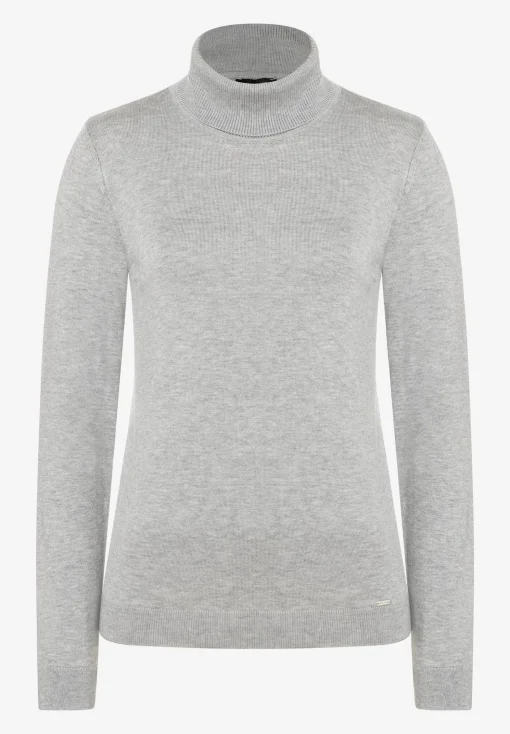 Outlet Rollkragenpullover, melange, Herbst-Kollektion Pullover - Strick