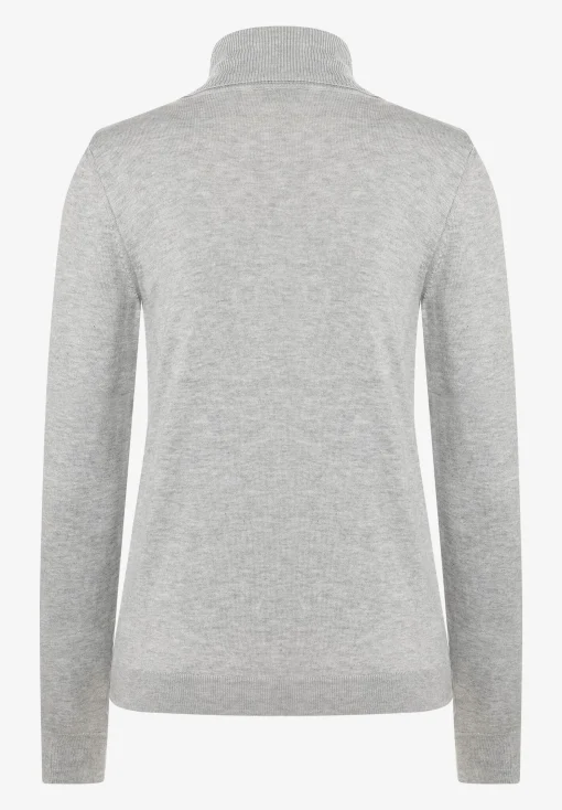 Outlet Rollkragenpullover, melange, Herbst-Kollektion Pullover - Strick