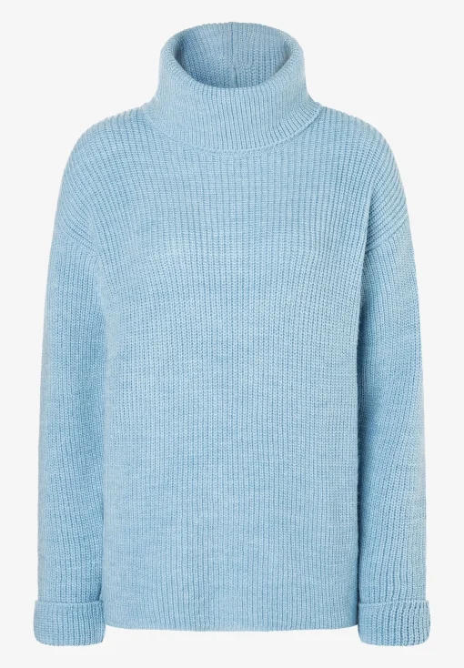 Outlet Rollkragen-Pullover, winter sky, Herbst-Kollektion Pullover - Strick