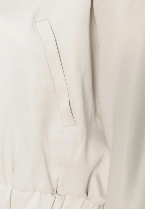 Sale Satin-Blouson, powder creme, Frühjahrs-Kollektion Blazer