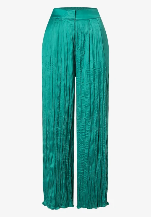 Fashion Satinhose, summergarden green, Sommer-Kollektion Hosen - Jeans