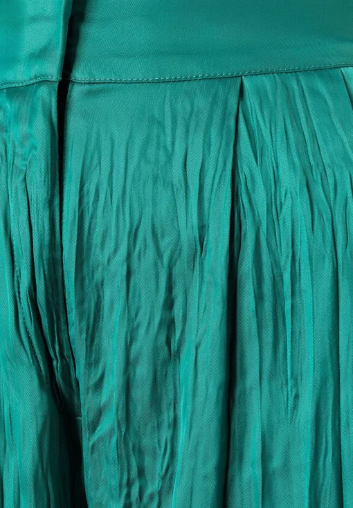 Fashion Satinhose, summergarden green, Sommer-Kollektion Hosen - Jeans