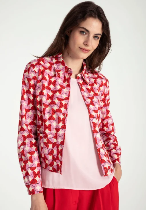 Best Shirt mit Satinfront, sorbet rose, Frühjahrs-Kollektion T-shirts - Tops