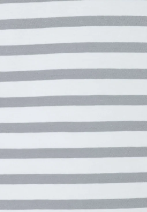 Outlet Streifenshirt, grau/weiß, Frühjahrs-Kollektion T-shirts - Tops