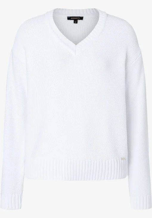 Discount Struktur-Pullover, weiß, Frühjahrs-Kollektion Pullover - Strick