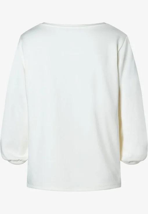 New Sweatshirt mit Blüte, , Frühjahrs-Kollektion Pullover - Strick|T-shirts - Tops