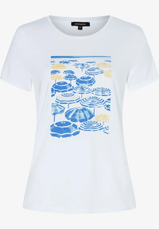 Discount T-Shirt mit Beach-Print, Frühjahrs-Kollektion T-shirts - Tops