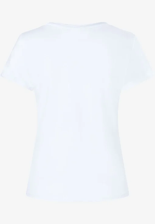 Online T-Shirt mit Schriftzug, weiß, Herbst-Kollektion T-shirts - Tops