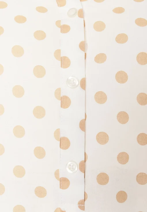 Clearance Tupfenbluse, beige/, Frühjahrs-Kollektion Blusen