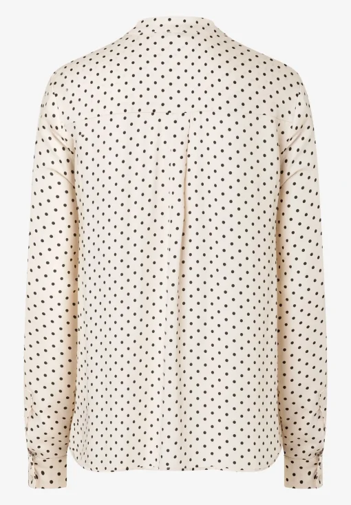 Outlet Tupfenbluse, /schwarz, Herbst-Kollektion Blusen