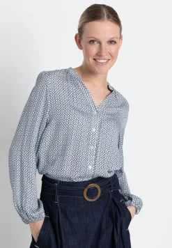 Hot Viskosebluse,  grafischer Print, Frühjahrs-Kollektion Blusen