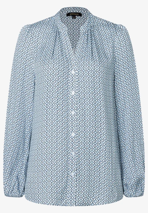 Hot Viskosebluse,  grafischer Print, Frühjahrs-Kollektion Blusen